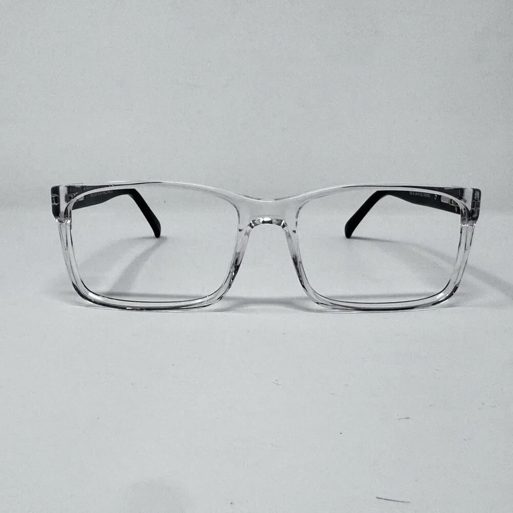 Wide Guyz Big Al Crystal Clear Eyeglass Frames 58-18-150